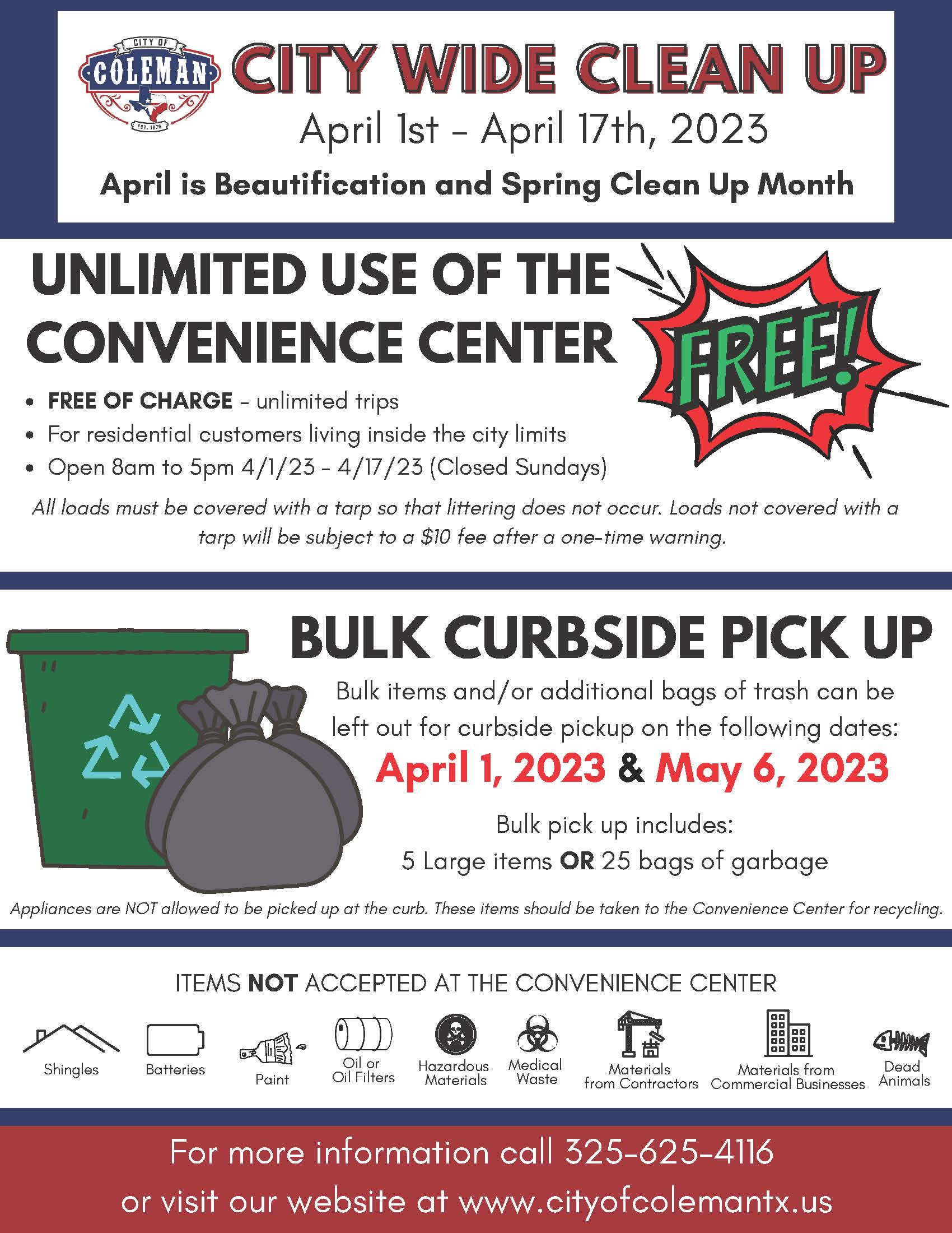 City-Wide Cleanup Flier